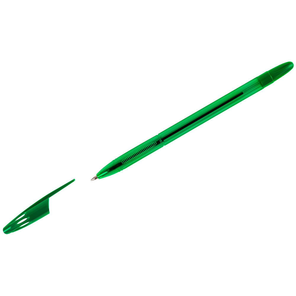 Ручка шарик зеленый СТАММ "555" 346481