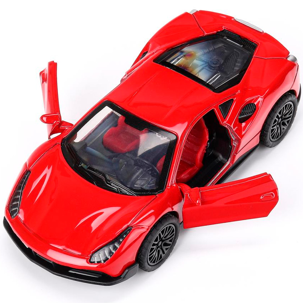 Модель 2210C0139-R3 Ferrary 488 gtb 12 см, двери, багажник, инерция Технопарк в коробке Модель 2210C0139-R3 Ferrary 488 gtb 12 см, двери, багажник, инерция Технопарк в коробке