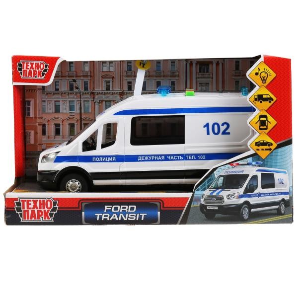 Модель TRANSITVAN-22PLPOL-WH Ford Transit Полиция Технопарк в кор.