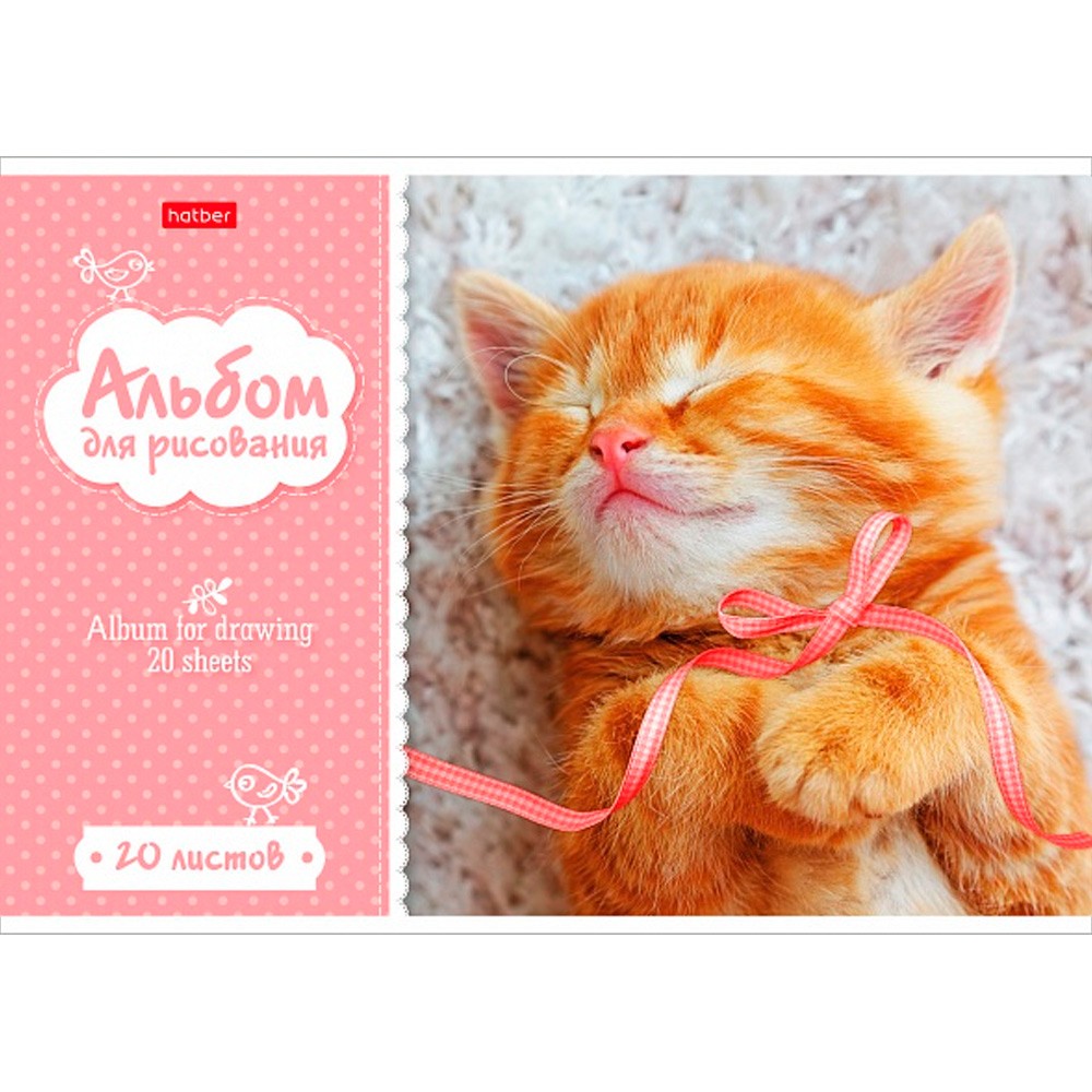 Альбом для рисования. 20 л. Котята 004023 Hatber Альбом для рисования. 20 л. Котята 004023 Hatber