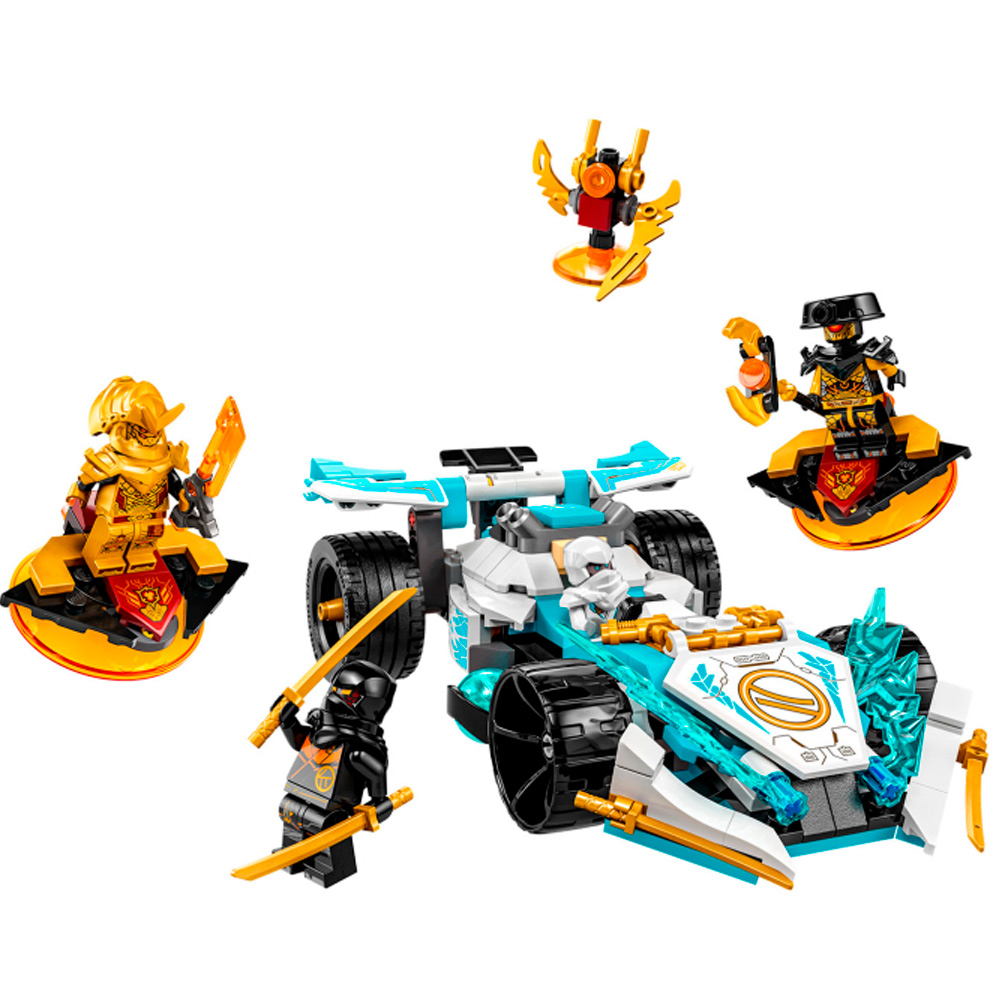 Конструктор LEGO 71791 Ninjago "Сила дракона Зейна: Гоночный автомобиль Кружитцу"
