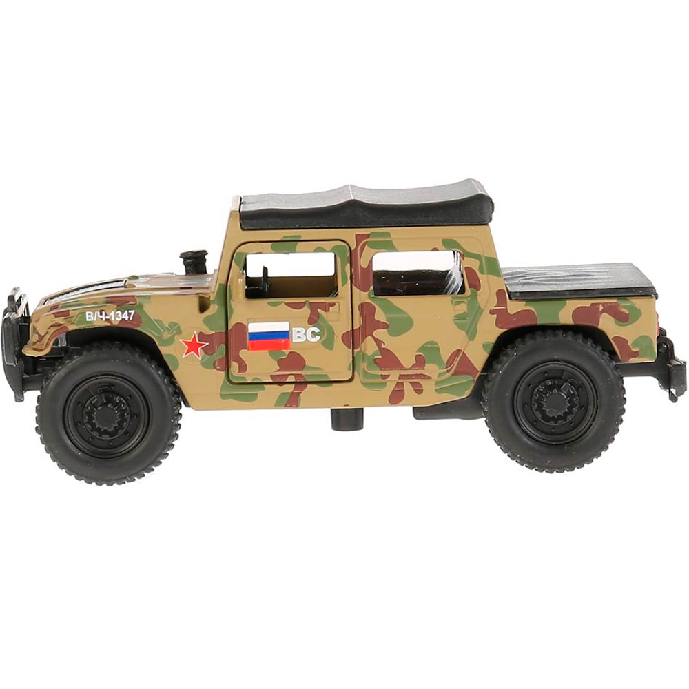 Модель SB-18-09-H1-M(GY)-WB Hummer H1 пикап военный Технопарк  в коробке