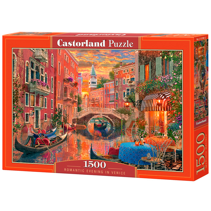 Пазл 1500 Романтический вечер в Венеции С-151981 Castor Land