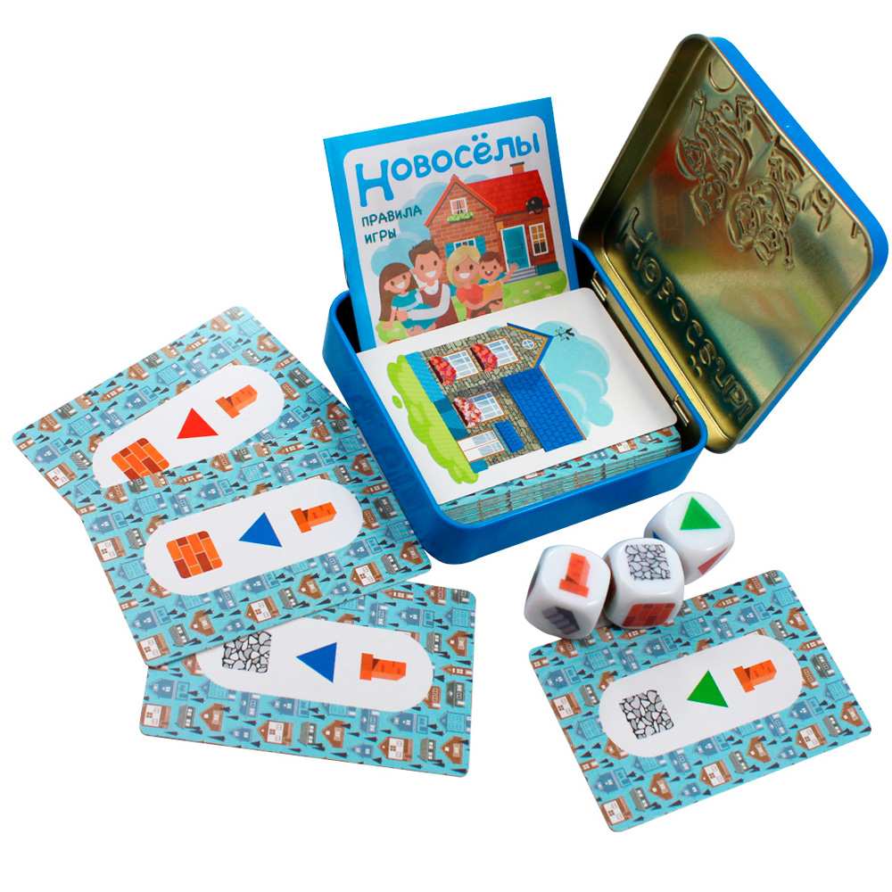 Игра Новоселы жестяная коробочка 03531