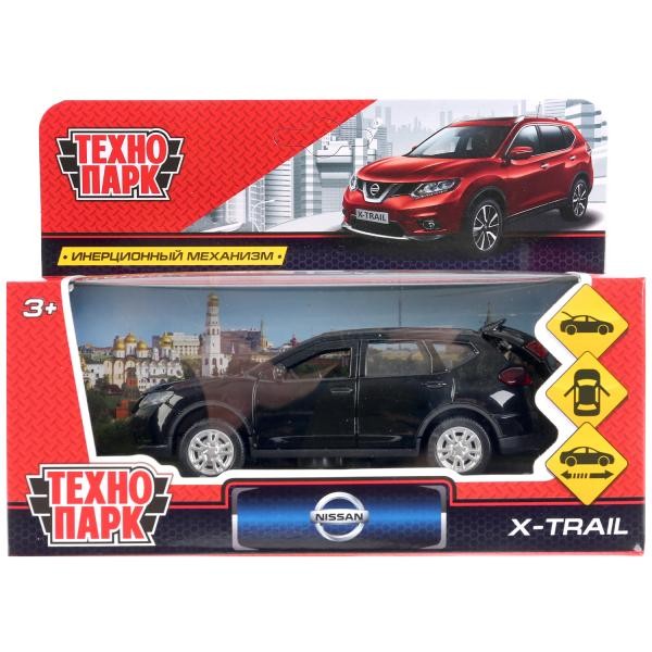 Модель X-TRAIL-BK Nissan X-TRAIL черный Технопарк  в кор.