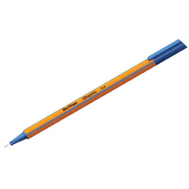 Ручка капиллярная синий 04мм Rapido СK_40101 Berlingo