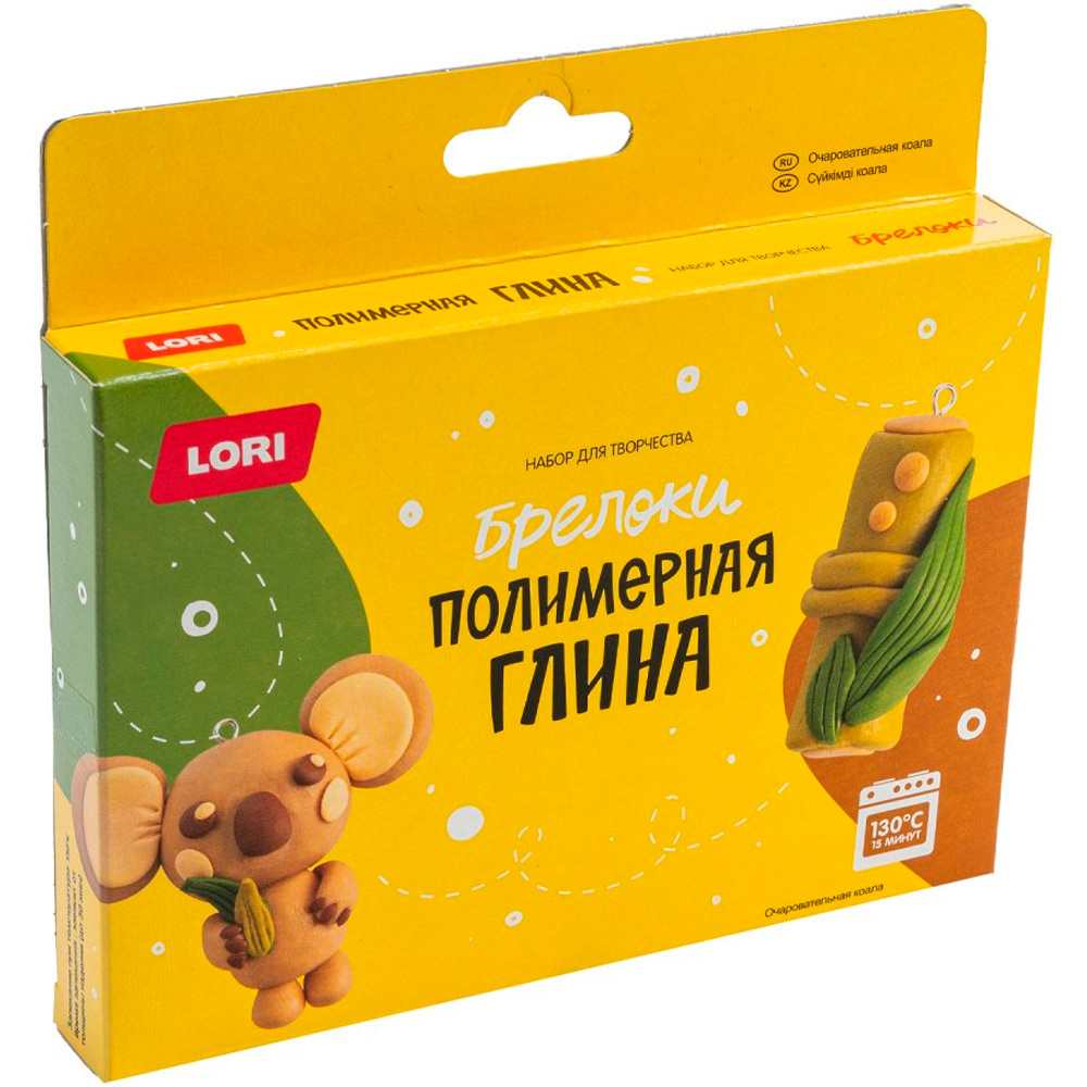 Набор для творчества Полимерная глина.Брелоки Очаровательная коала Пг-023 LORI Набор для творчества Полимерная глина.Брелоки Очаровательная коала Пг-023 LORI