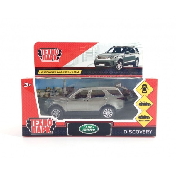 Модель DISCOVERY-GY LAND ROVER DISCOVERY серый Технопарк  в кор.