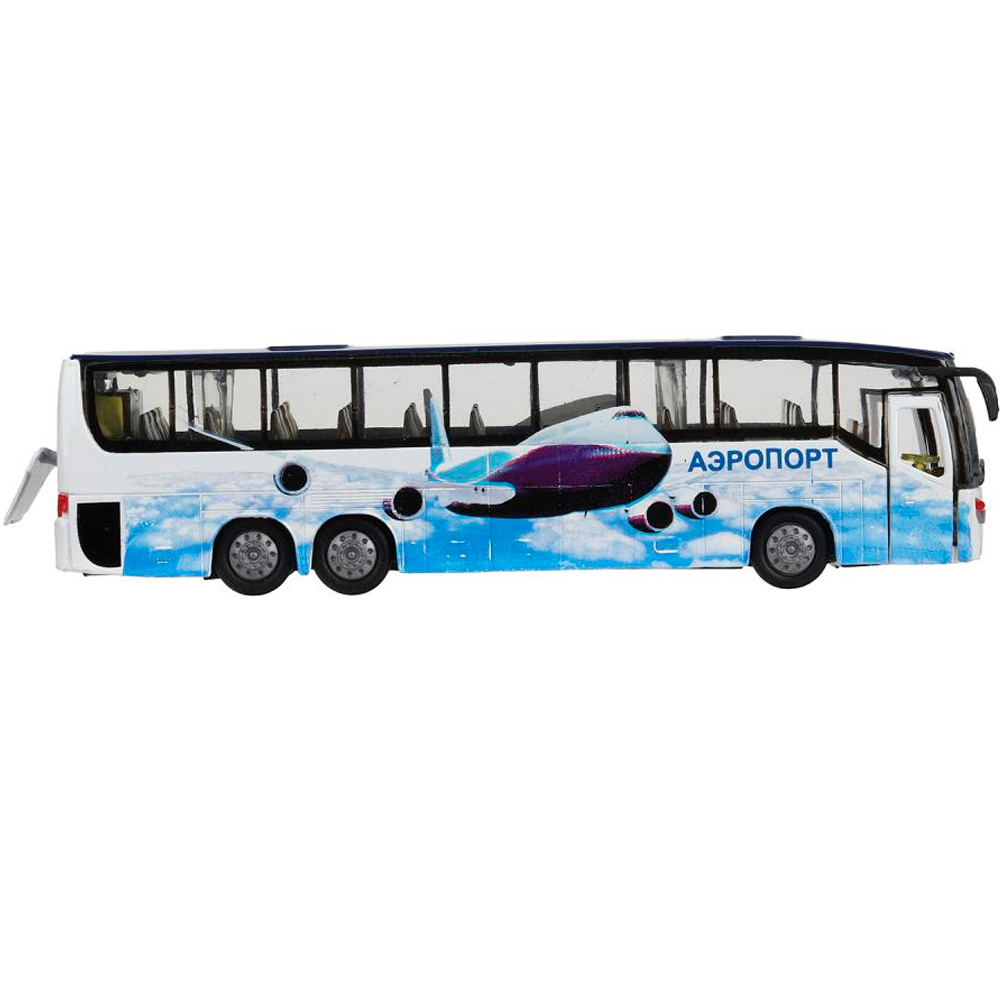 Модель СТ10-025/SB Технопарк Автобус в русс.коробке Модель СТ10-025/SB Технопарк Автобус в русс.коробке