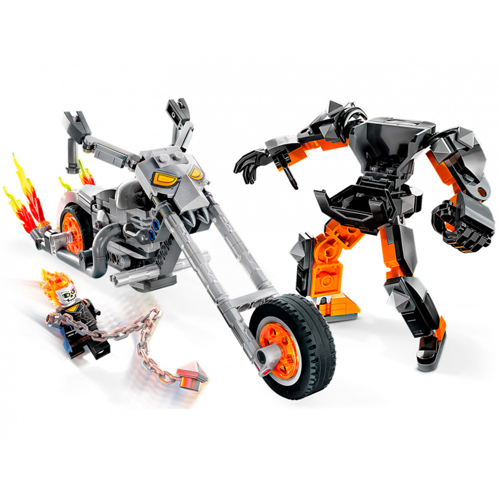 Конструктор LEGO 76245 Super Heroes "Робот и мотоцикл Призрачного Гонщика"