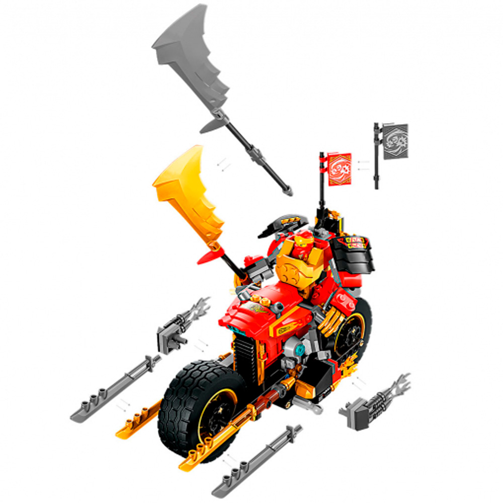 Конструктор LEGO 71783 Ninjago "Робот-гонщик Эво Кая"