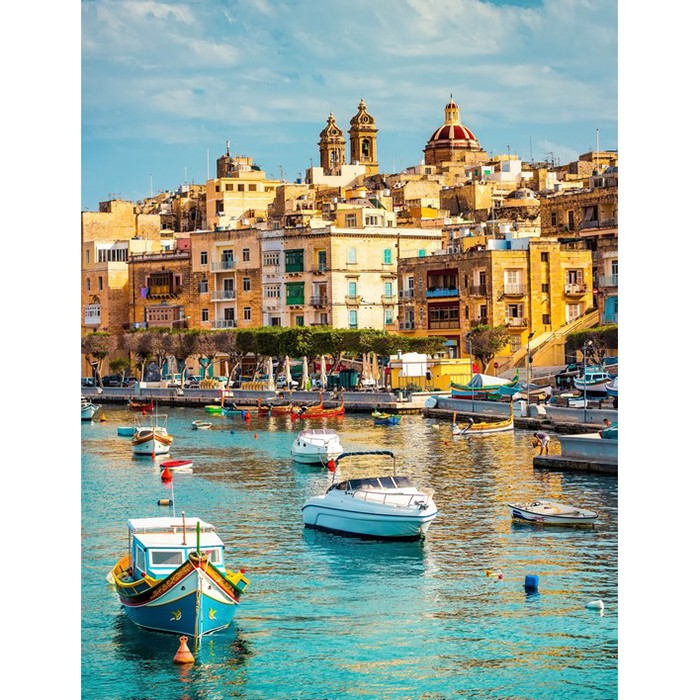Набор ДТ Алмазная мозаика Мальта в солнечный день без подр 30*40см 24 цв пол зап SF30010.