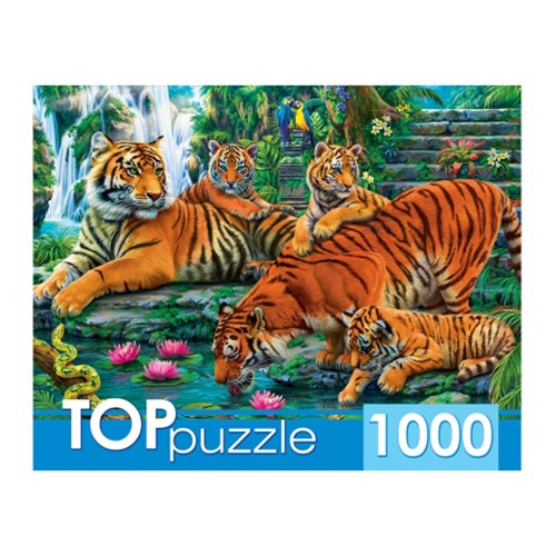Пазл 1000 Семейство тигров ХТП1000-2160.