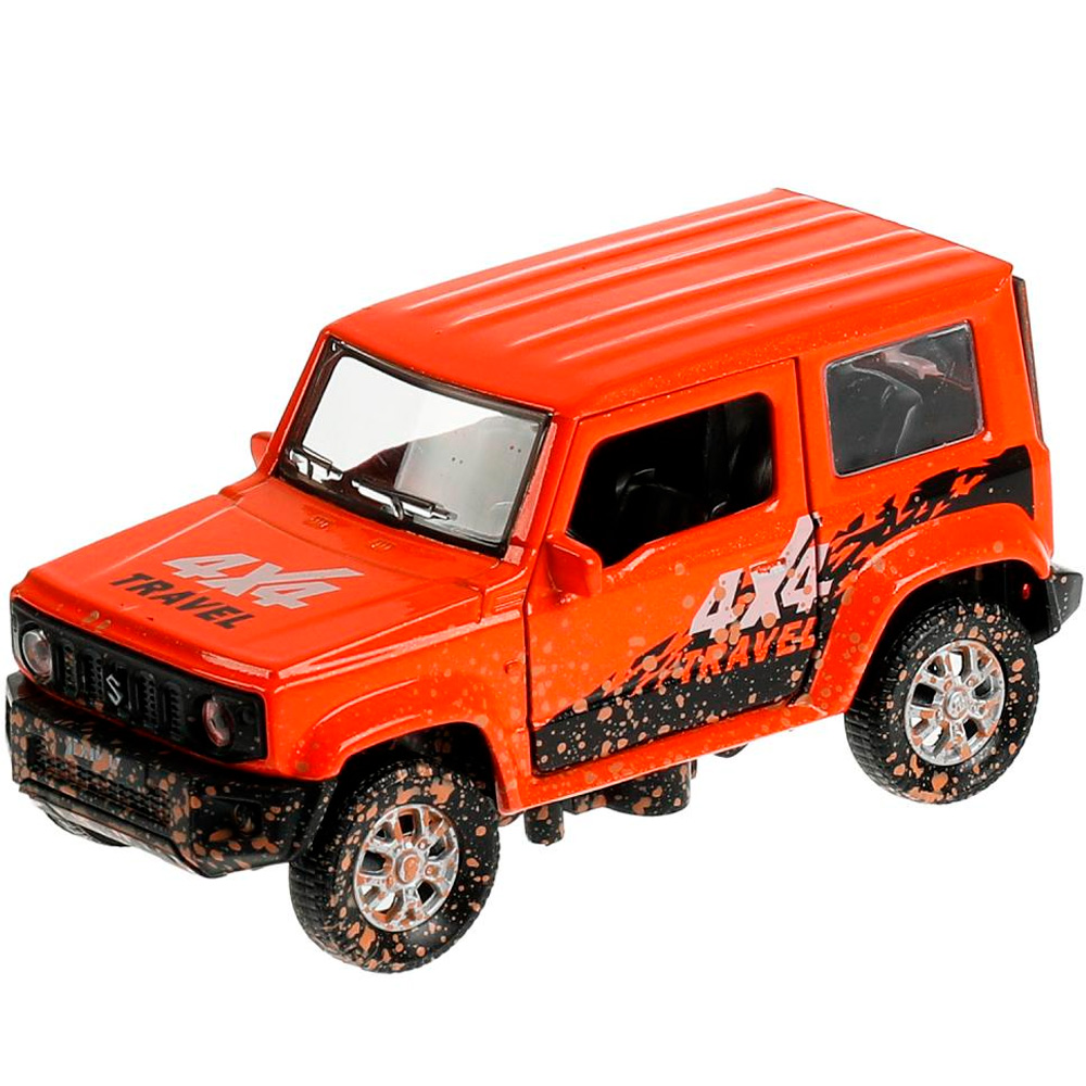 Модель JIMNY-12MUD-OG SUZUKI JIMNY 11,5 см оранж Технопарк в коробке /72/