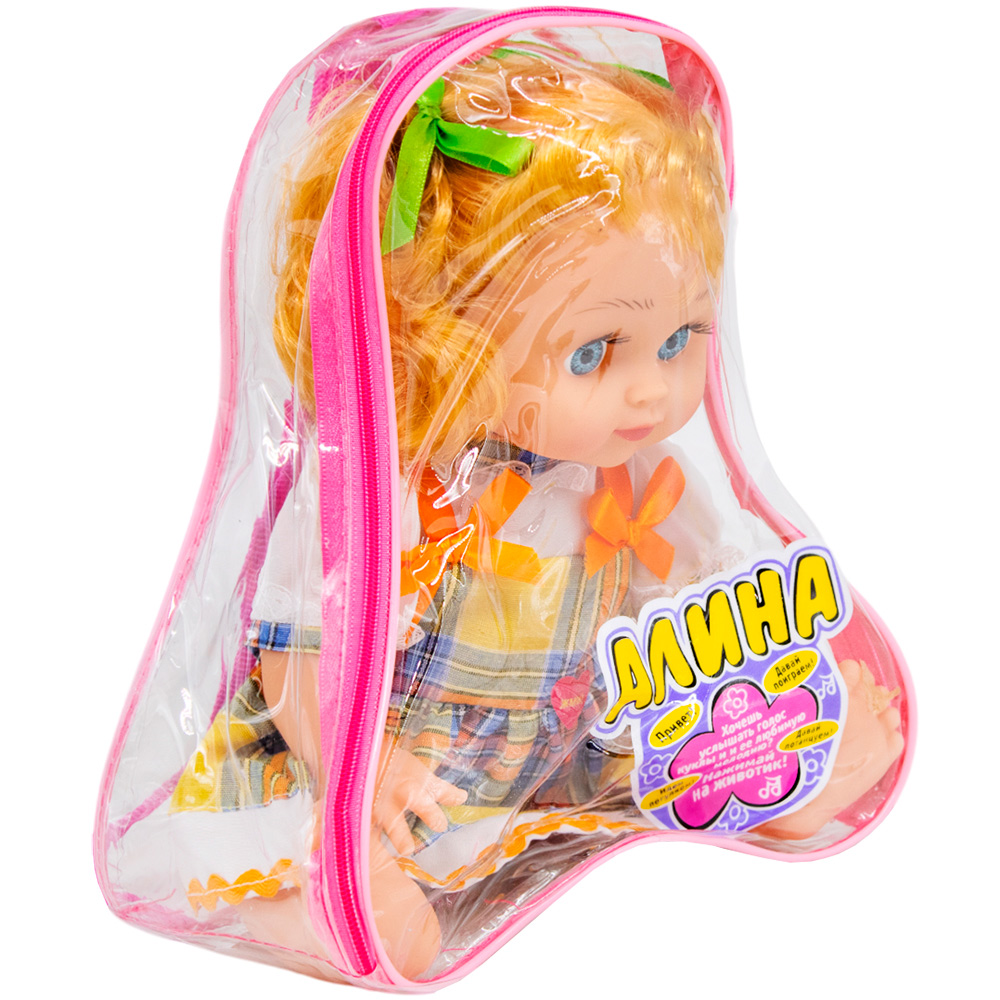 Кукла 7633 Алина в рюкзаке