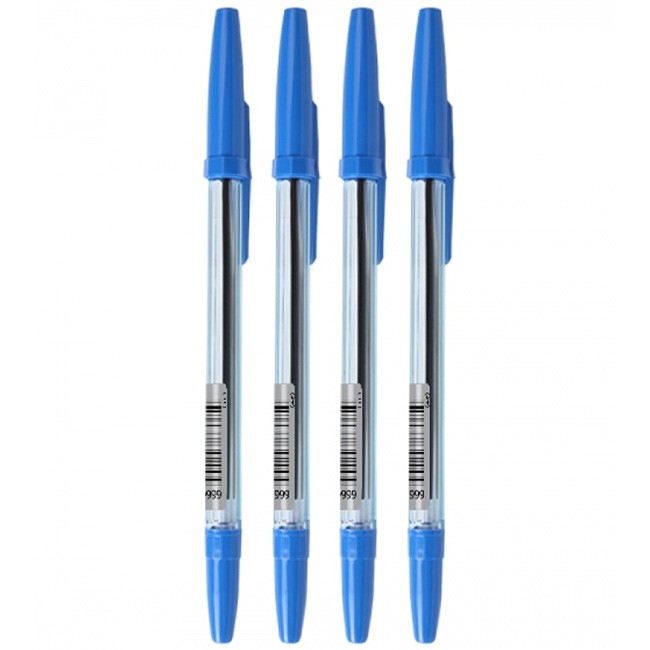 Ручка шарик синий на масляной основе Офис 0,7-1,0мм ОФ999 СТАММ 