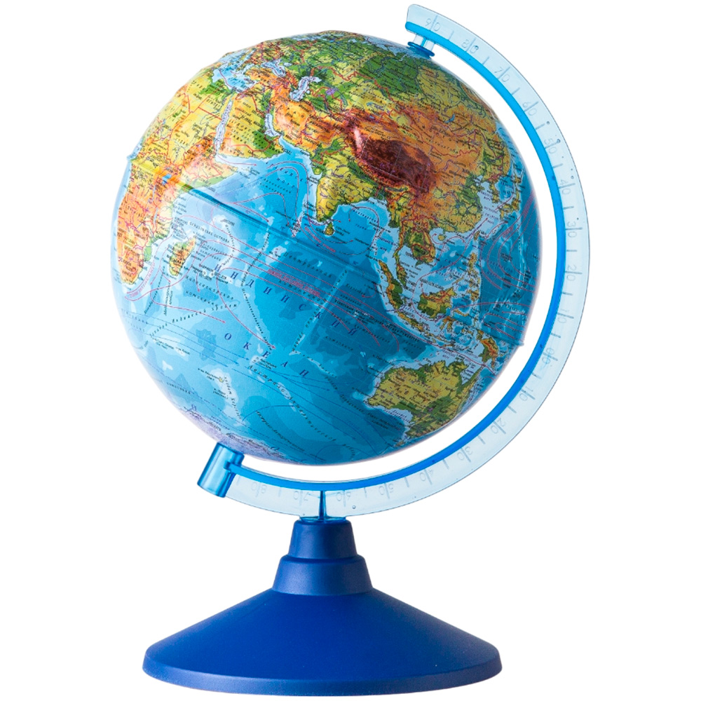 Глобус Земли физический 250мм.Рельефный  Классик Евро Ке022500193