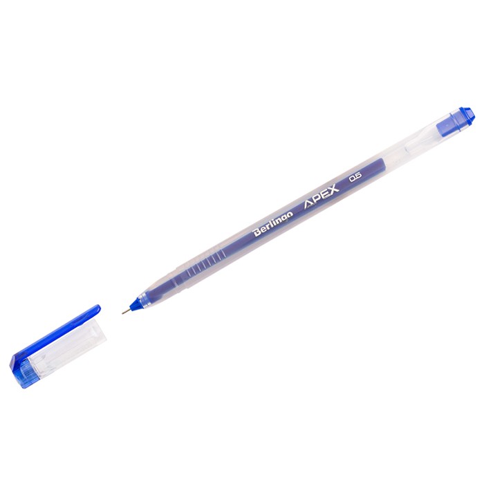 Ручка гелевая синяя 05мм Apex Berlingo CGp_05152