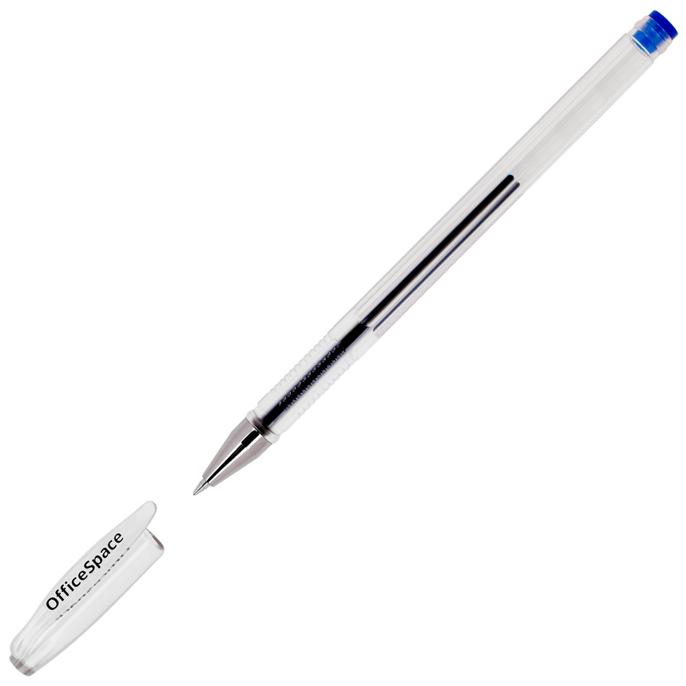 Ручка гелевая 0,5 мм синяя OfficeSpace Classic 347851