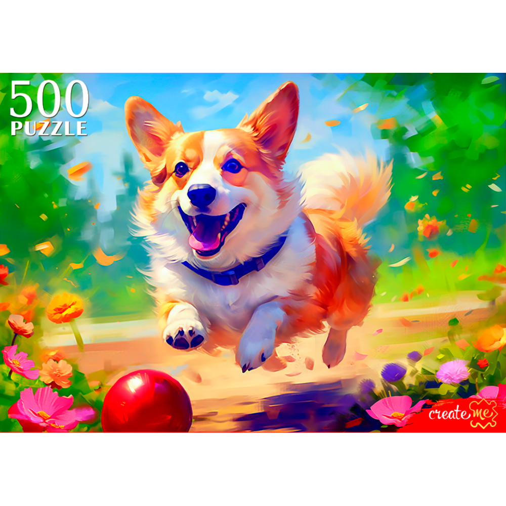 Пазл 500 ИГРИВЫЙ КОРГИ П500-0500