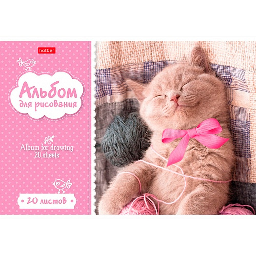Альбом для рисования. 20 л. Котята 004023 Hatber Альбом для рисования. 20 л. Котята 004023 Hatber