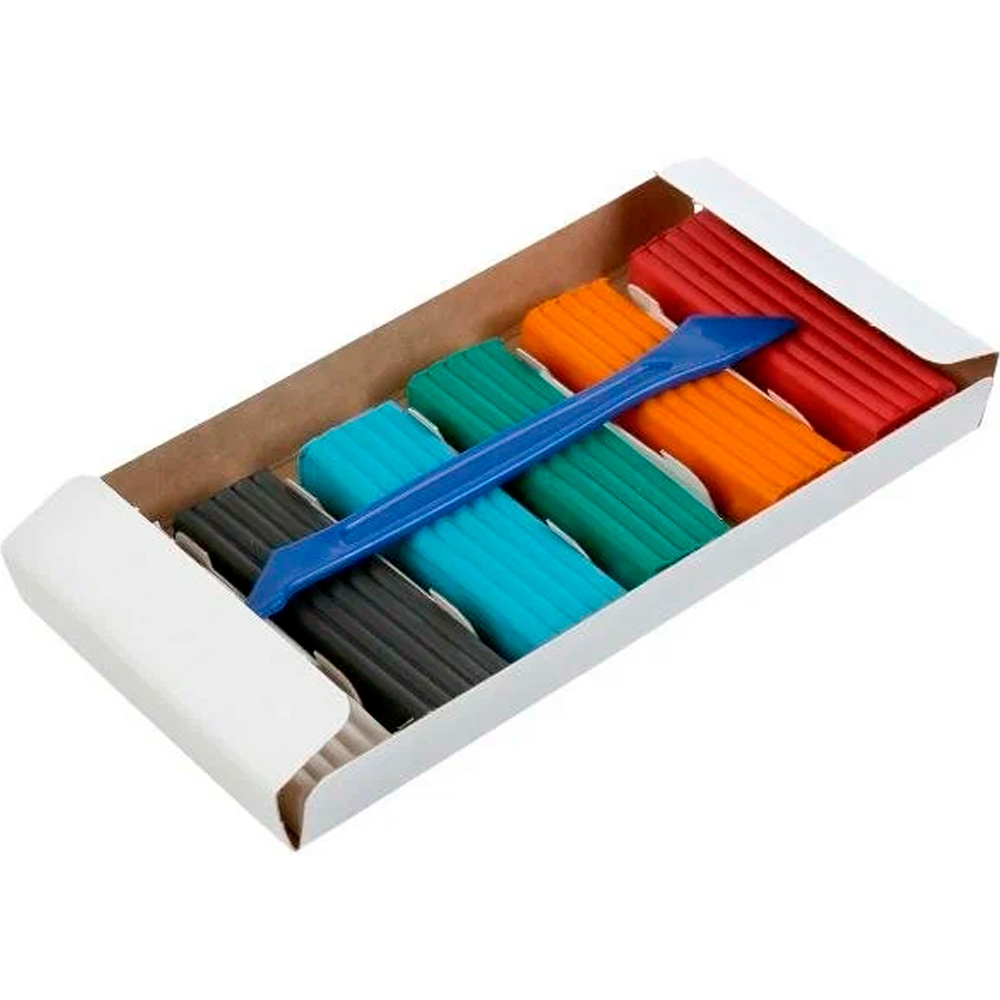 Пластилин 6 цветов Три кота MODCLAY-6-120G-TC Пластилин 6 цветов Три кота MODCLAY-6-120G-TC